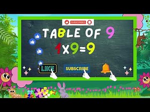 Learn the 9 Times Table | Fun & Easy Multiplication for Kids | Table of 9 Maths | Little Learners2.0