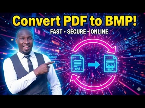 How To Convert A PDF to A BMP File