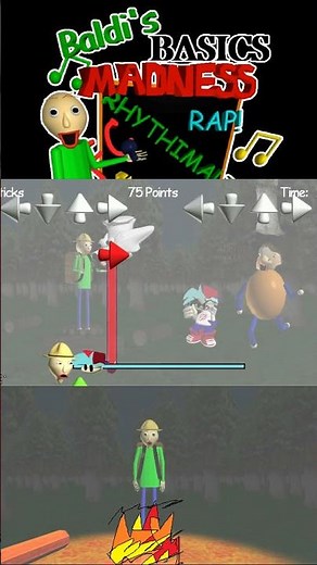 FNF: Vs Baldi's Basics - Field Trip (+Events) // Baldi's Basics Madness V1 #shorts #short