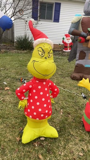 Christmas 2025 inflatables setup