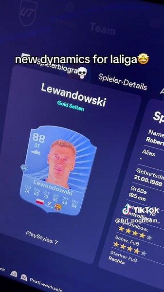 new dynamic imagewriter for laliga💀🤩😍#pogboom #fc26 #laliga #face #new