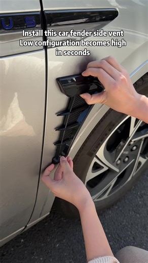 Installing Car Fender Side Vent for Lincoln