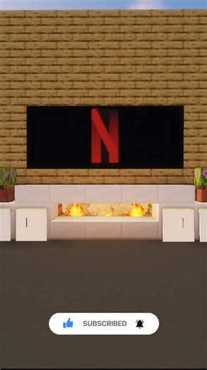 Minecraft Modern TV Setup Design! 😎 #minecraft