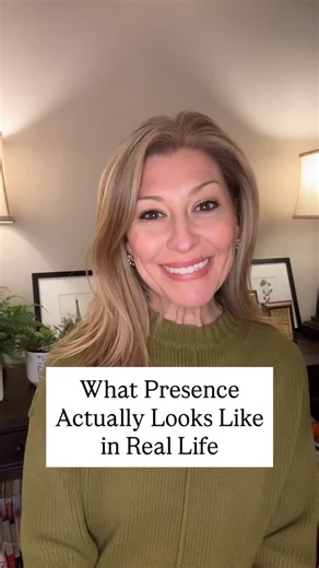 Shelli | Certified Life & Mindset Coach on Instagram: "We talk a lot about being present… but sometimes I wonder if we’ve ever really been shown what that looks like in real life. Not in perfect conditions - but in the middle of full days, full lives, and real moments. Presence isn’t about changing the moment. It’s about meeting it with a mind that’s anchored in the present moment, and a body that isn’t braced. That’s what shifts how the experience feels on the inside. And it really does make al