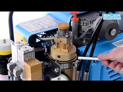 Inbetriebnahme BAUER JUNIOR II Kompressor