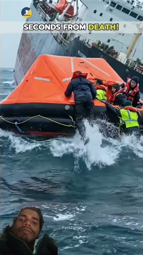 Ship Capsizes Suddenly! How To Survive At Sea 🛟 #shorts #ocean