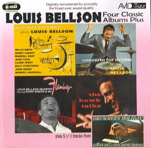 Louis Bellson - Four Classic Albums Plus: Just Jazz All Stars / Concerto For Drums / Drummer's Holiday / At The Flamingo / The Hawk Talks