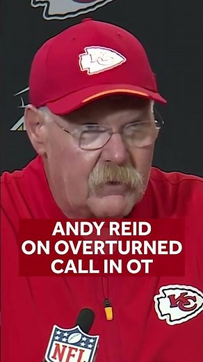 Andy Reid on overturned fumble in Chiefs-Colts overtime: "I didn't have a vote"
