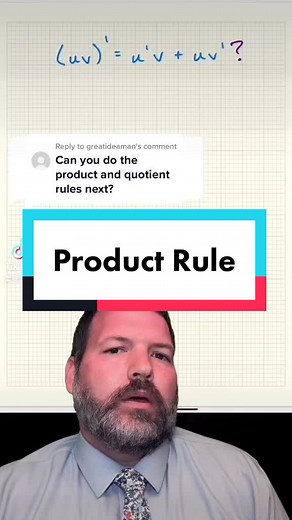 Visual Representation of the Product Rule in Calculus