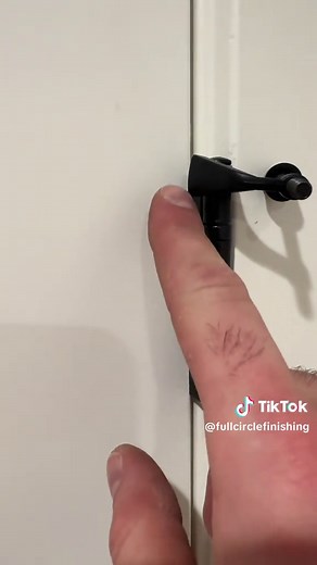 Hinge Pin Door Stop Trick for Secure Trim Work