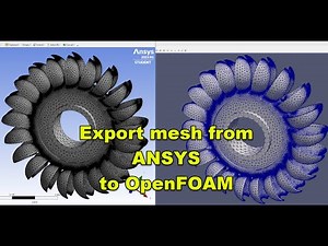 ✅ Export mesh from #Ansys to #OpenFOAM