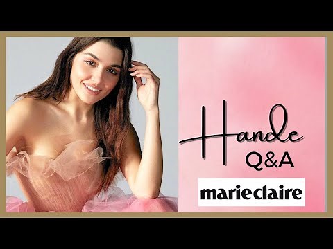 Hande Ercel ❖ Q & A Interview ❖ Marie Claire ❖ ENGLISH