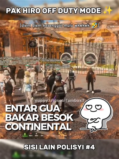 BTS nya gumush 🤭 pak yuk bangun yuk dah pagiii~ @morelgins #gtav #thecouncil #7gloryrp #thecontinental