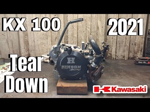 2015-2021 Kawasaki KX100 Engine Rebuild - Bottom End Tear Down