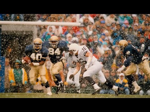 FULL GAME | The Snow Bowl (Notre Dame Football vs Penn State, 1992)