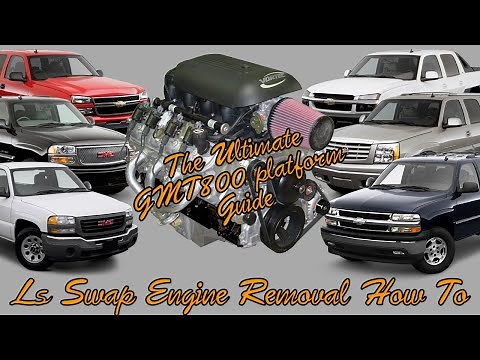Easiest Way to REMOVE an LS Engine from Chevy Truck 1999-2007
