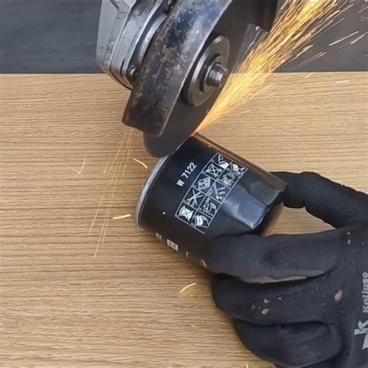 10K views · 29 reactions | Good idea Insert the oil filter into the drill chuck and be amazed at the results!. | Gk Experience | Facebook