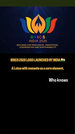 Global__Perspective 🇮🇳 on Instagram: "On January 13, 2026, External Affairs Minister S. Jaishankar officially launched the logo, official website, and theme for India's BRICS Presidency 2026 in New Delhi. This marks a key milestone as India assumes the rotating chairmanship (effective from January 1, 2026) of the expanded BRICS grouping — now comprising 11 full members (Brazil, Russia, India, China, South Africa, Egypt, Ethiopia, Iran, UAE, Indonesia, and others) — ahead of its 20th anniversar