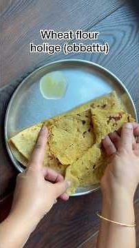 Wheat flour obbattu or holige