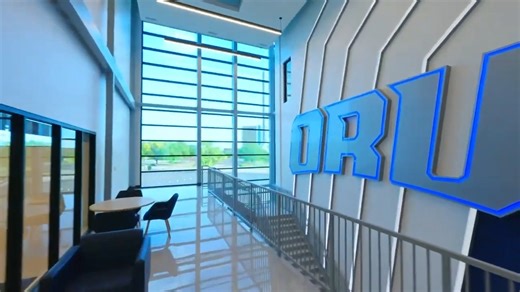 Last year, we opened the new Mike Carter Athletic Center. If you haven't been inside yet, here’s what you're missing. —Next Up: The new 78,000-square-foot Peggy V. Helmerich Media Arts Center, which is nearing completion. | Oral Roberts University