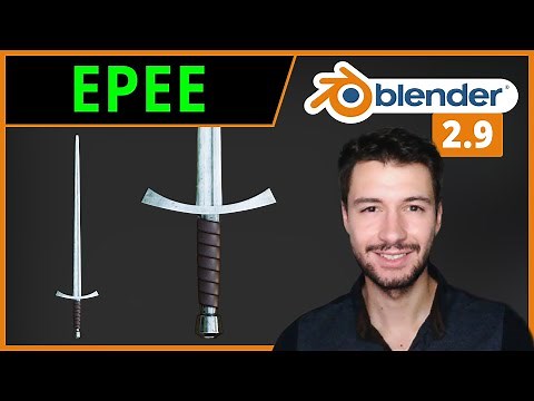 EPEE FACILE ET REALISTE | Blender 2.9 [TUTO FR]