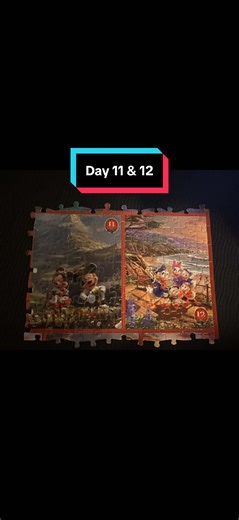 Day 11 & 12 🧩✨ Double the magic today 🤍 Mickey & Minnie ✨ Donald, Daisy, Huey, Dewey & Louie 🦆 Tiny pieces, big Disney moments #MiniPuzzle #DisneyTok #MickeyAndMinnie #DonaldDuck #DaisyDuck
