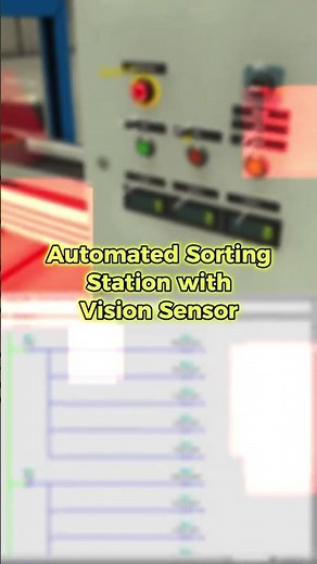 Automated Sorting Station with Vision Sensor: TIA Portal V16 & Factory IO #tiaportal #factory