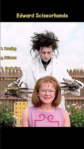 Edward Scissorhands’ Heartbreaking Fate 💔❄️ The Love He Could Never Hold | #shorts