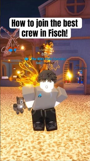 How to join my Fisch crew! #blitzplayz #roblox #fisch #robloxedit #viral #shorts