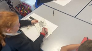 What a lovely afternoon with my class! Shading skills lava lamp video calming music = serenity! 😌 Check out the YouTube link to the video/screensaver below: 🔗 https://www.youtube.com/watch?v=PTXA82fJPQE | Mr Hunt from the Front