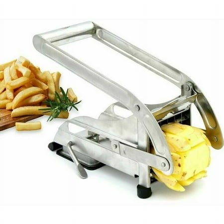 French Fry Cutter With Non-Slip Suction Base, Stainless Steel Construction For Uniform Fries, Multipurpose Vegetable Slicer, Commercial Grade Durability, Easy Cleaning Design, - Walmart.ca