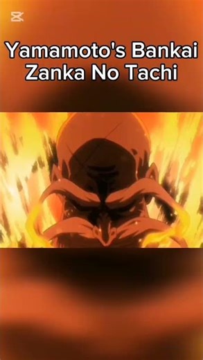 Yamamoto's Bankai Zanka No Tachi #bleachanime #anime #yamamotogenryusai