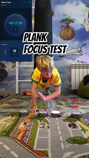 Plank: focus test, blazepod #sport #training