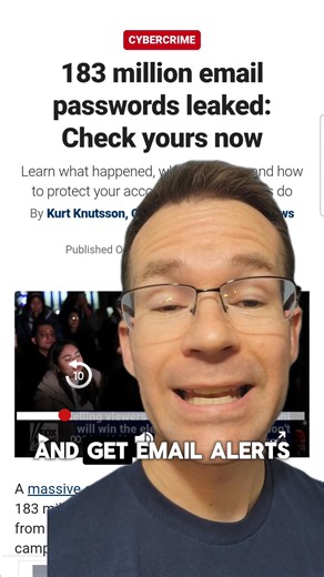🚨 183 million email passwords have recently been leaked. Yours might be one of them. With TotalAV you can check for data breaches and sign up for alerts to monitor your email address against future breaches. | Total AV