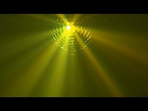 Disco Ball Light Effect on Party Screen Colorful Lights