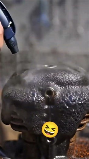 Bike engine rust removal tool spray mini tool #youtubeshorts