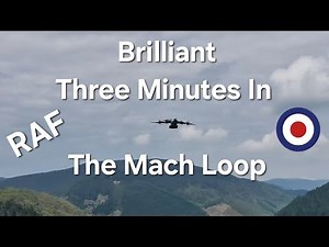 Nothing then three aircraft arrive at once! Fantastic Mach Loop Moments