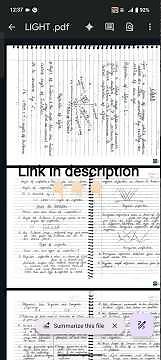 class 12 physics chapter Ray Optics notes 📒📒📒