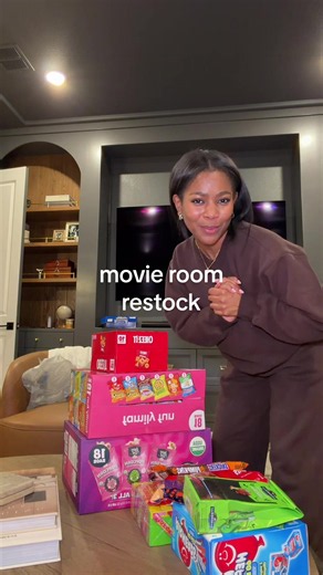Movie Room Snack Restock: Easy Snack Drawer Organizing
