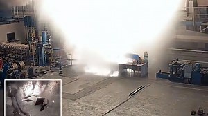 Terrifying moment ‘portal to HELL opens’ as metal plant erupts in inferno