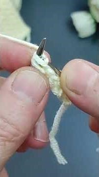 A very easy two-needle knitting pattern that looks the same on both sides of a row