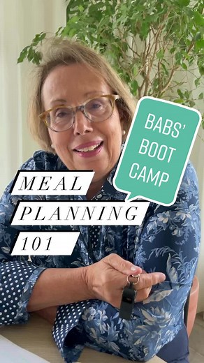 Babs’ Boot Camp: Meal Planning 101. Follow along all week to get your life in gear #mealplanning #mealprep #tiktokpartner #learnontiktok