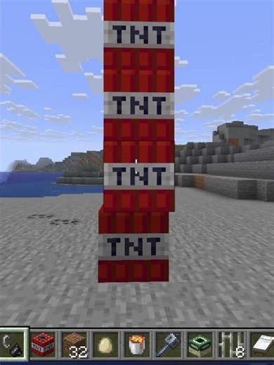 LIKE VIDEO DAY 4 = 4 TNT #minecraft