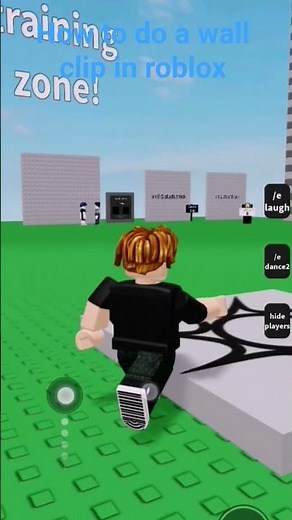 how to do a wall clip in roblox