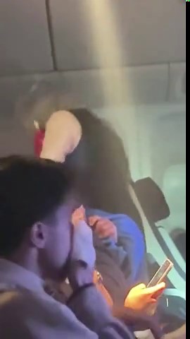 Panic as smoke fills plane cabin after phone charger catches fire on flight