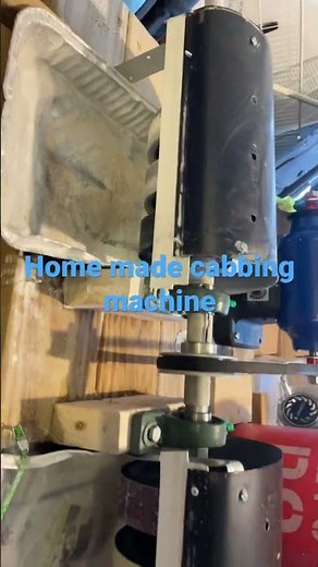 Home made cabbing machine