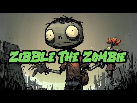 Zibble the Zombie | Halloween Children's Story 🎃 Read Aloud With Music & Sound Effects