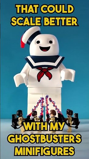 I got a GIANT LEGO Ghostbusters Mr. Stay-Puft Marshmallow Man Minifigure!