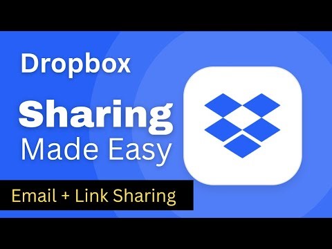 How to Share Files & Folders in Dropbox (Email & Link Sharing Explained Step-by-Step)