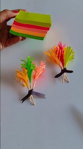 How To Make Realistic and Easy Paper Flowers | Easy Flowers DIY | Sticky Craft Paper Flower Design